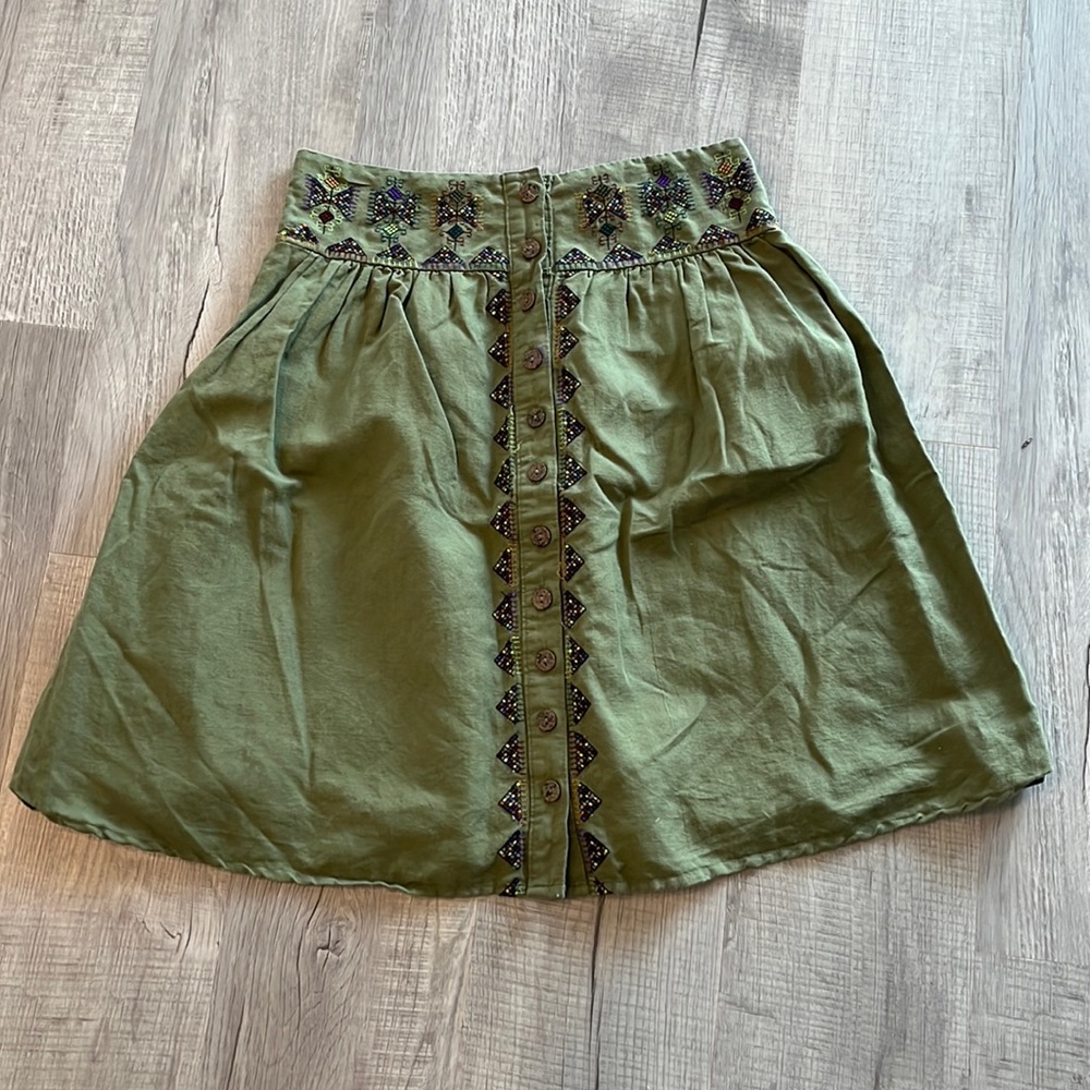 COPY - COPY - Anthropology Maeve Skirt - Size 8